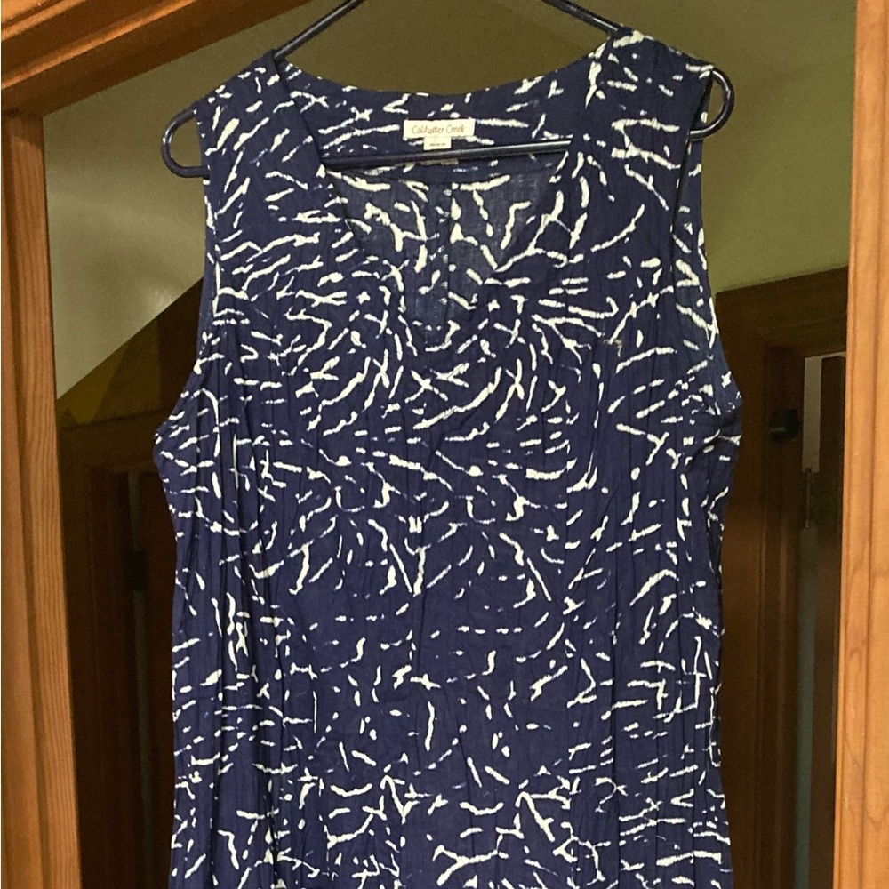 Coldwater Creek midi length dress- New without tags-never worn.
